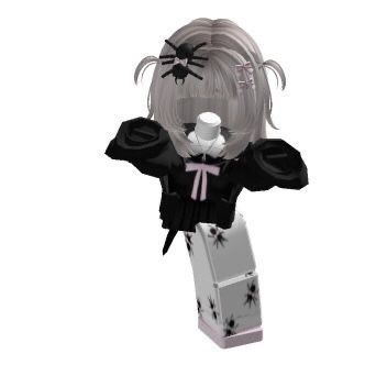 Creepy Cute Roblox Avatar, Ava Roblox, Roblox Emo Outfits, Avatar Creator, Roblox Ideas, Black Hair Roblox, Rblx Fits, Roblox Outfit, Hair Up Styles