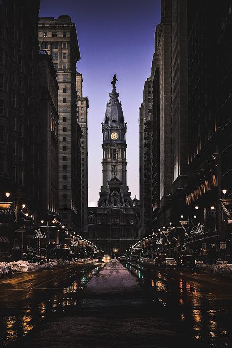 Philadelphia City Hall, Night Scene, City Aesthetic, Urban Photography, City Hall, Great View, Ferry Building San Francisco, San Antonio, Wonders Of The World