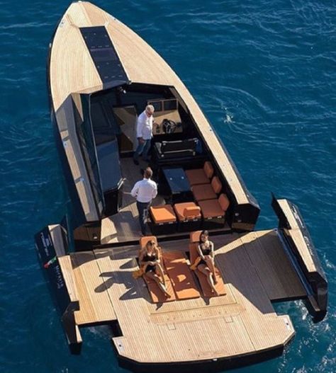 sunday Luxury Boat, Cool Boats, Yacht Life, Wood Boats, Bigger Boat, Boats Luxury, Yacht Boat, Yacht Design, Super Yachts