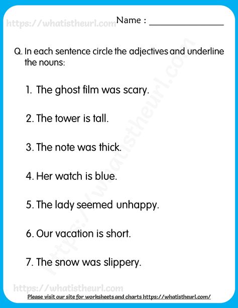 Nouns & Adjectives Worksheets for Grade 3 Adjectives For Grade 2 Worksheets, Adjective Worksheet For Class 2, Noun And Adjective Worksheet, Adjective Worksheet For Grade 3, Adjectives Worksheet 4th Grade, Nouns Verbs Adjectives Activities, Adjectives Worksheet, Proper Nouns Worksheet, Adverbs Worksheet