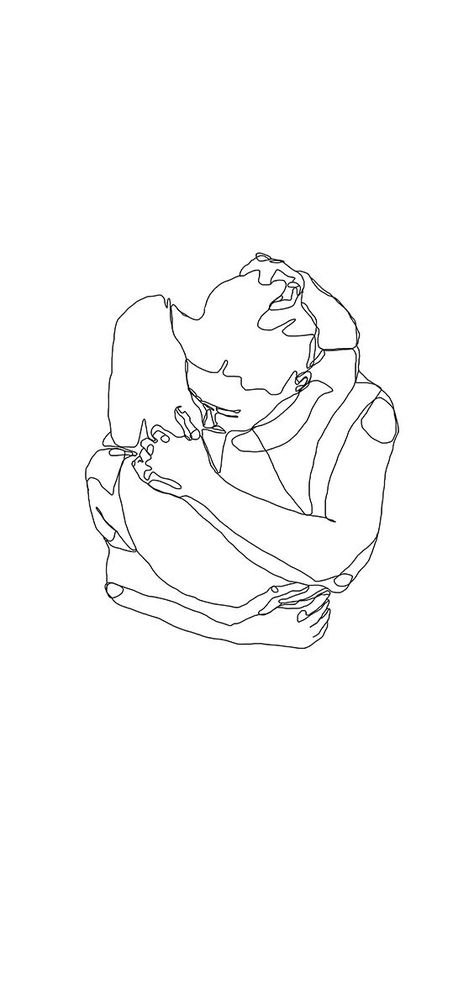 Minimal Couple Drawing, Line Art Hug, Hugging Line Art, Aesthetic Hug, Hug Drawing, Hug Art, Love Line Art, Drawing Ideas Aesthetic, Minimal Logo Design Inspiration