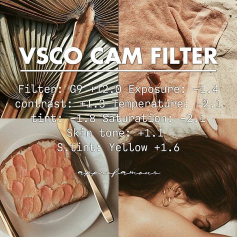 Vsco Filter Instagram, Vsco Themes, Best Vsco Filters, Best Instagram Feeds, Vsco Cam Filters, Photo Editing Vsco, Vsco Photography, Photography Apps, Vsco Edit