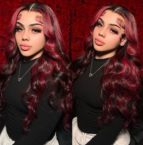 Dark Burgundy Wig, Lace Front Body Wave, Burgundy Wig, Human Hair Color, Curly Human Hair Wig, Red Wigs, Dark Burgundy, Body Wave Hair, Wave Hair