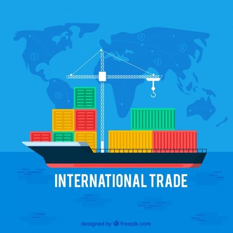 International Trade Illustration, Trade Illustration, Submarine Concept, School Wide Themes, Yard Storage, Study Stuff, Forex Trading Tips, Cargo Container, Trading Quotes