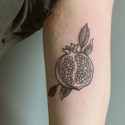 Jewish Tattoo, Pomegranate Tattoo, Aphrodite Tattoo, Greek Mythology Tattoos, Theme Tattoo, Mythology Tattoos, Line Art Tattoos, Matching Tattoo, Baby Tattoos