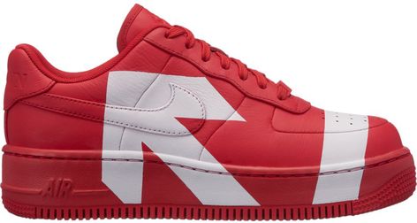 NIKE AIR FORCE 1 UPSTEP LUX UNIVERSITY RED (W). #nike #shoes Nike Force 1, Womens Red Shoes, Nike Force, Shoes Sneakers Nike, Hot Sneakers, Nike Sneakers, Adidas Yeezy, Jordan Retro, Nike Air Force 1