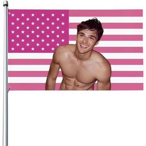 PRICES MAY VARY. FLAG SIZE: The package includes a 3x5ft/36x60in/90*150cm Jacob elordi american flag without a flagpole. CRAFTSMANSHIP: The colors are clear and vibrant, and the dyes are fading-resistant to ensure each flag will survive inclement weather. You will immediately love it when you receive this flag. HIGH-END MATERIALS: Made of Durable Polyester. With double-stitched edges and two brass grommet reinforcements, you'll fully appreciate the craftsmanship and quality of this flag. APPLICA Jacob Elordi Rares, Jacob Elordi Tapestry, Bedroom Wall Tapestry, Jacob Elordi Camera, Jacob Elordi With Friends, Jacob Elordi With Fans, Male Art Photography, College Tapestry, Puppy Room