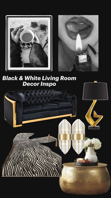 Living room decor inspo Black White Living Room Decor, Black White Living Room, Black And White Living Room Decor, White Living Room Decor, Black And White Living Room, White Living, White Living Room, Living Room Decor, Room Decor