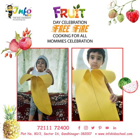 Fruit Day & Free Fire Cooking Celebration in Info Kids: A weekly activity celebration was organized to create awareness about the nutritional value of food without fire that includes fruits. 👉 Apply for Admission 72111 72400 #InfoKidsSchool #admission #preschool Fruit Day Celebration In Preschool, Fruits Day Celebration In School, Food Without Fire, Fire Cooking, Nutritional Value, Create Awareness, Free Fire, Preschool, Nutrition