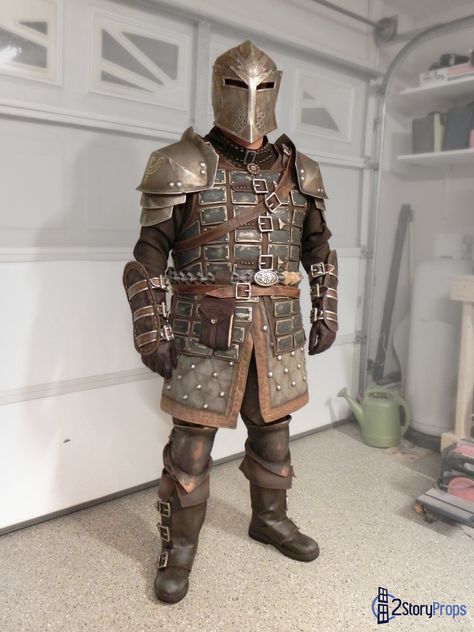 Skyrim Dawnguard - Last Test Fitting by DoubleZeroFX Skyrim Dawnguard, Daedric Armor, Iron Armor, Skyrim Cosplay, Costume Armour, Armor Clothing, Elder Scrolls Skyrim, Final Test, Larp Armor