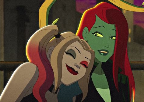 Harley And Ivy, Gotham Girls, Harley Quinn Comic, Harley Quinn Art, Halloween Inspo, Poison Ivy, Vintage Cartoon, Gotham City, Coven