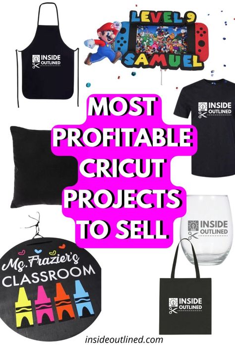 You’re reading this article because you want to know which Cricut projects are the most profitable. You've probably searched online and asked in Facebook groups about what the most profitable Cricut projects are to sell. Well, look no further because I have 31 profitable Cricut projects that you can sell listed below. These projects are Cricut Business Ideas, Make Money With Cricut, Diy Cricut Projects, Cricut Projects To Sell, Small Business Shirt, Cricut Business, Projects To Sell, Business Ideas For Beginners, Cricut Projects Beginner