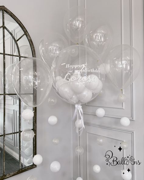 Elevate your celebrations with our stunning clear bubble balloon arrangement! 🎈 Personalised with a delicate touch, this piece is perfect for birthdays, baby showers, or any special occasion that calls for elegance. With floating white orbs and a custom message, this setup adds a modern and dreamy vibe to your event. 💕 📍 Located in London 🚚 We deliver across the city! 💌 DM us to order today! Make your moments unforgettable with Oballoons. 🥂 #LondonBalloons #BalloonDeliveryLondon #Oballoo... Balloon Arrangement, Clear Balloons, Birthday Inspo, Balloon Arrangements, Balloon Delivery, Bubble Balloons, Baby Showers, In London, The City