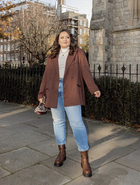 Curvy Winter Outfits, Chic Mom Outfits, Outfit Links, Plus Size Winter Outfits, Blazer Outfits Casual, Plus Size Fall Outfit, Office Wear Women, Winter Fashion Outfits Casual, Stylish Work Attire