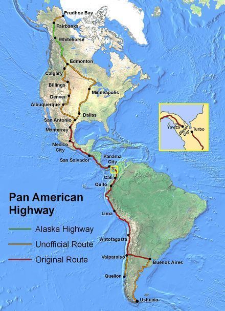 Why settle for an ordinary American road trip when you can drive across all of the Americas? Follow our journey as we drive the Pan American Highway along with plenty of side roads and other adventures. Pan American Highway, Alaska Highway, Pan American, American Road Trip, Ushuaia, Road Trippin, South America Travel, Road Trip Fun, San Antonio Texas