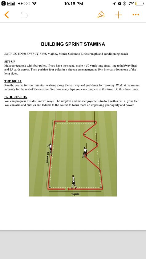 Building Sprint Stamina How To Build Stamina, Build Stamina, Building Stamina, Soccer Fitness, Soccer Practice Drills, Football Training Drills, Fitness Board, Coaching Session, Soccer Stuff