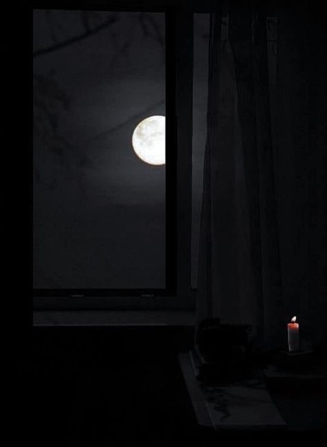 White And Black Aesthetic, Light Reference, Moon Window, Cosy Aesthetic, Night Window, Snow Illustration, Window Views, Happy Wallpaper, The Sandman