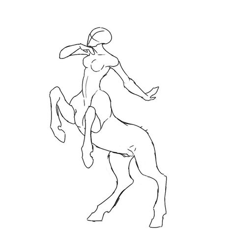 Female Centaur base by peanutchan on deviantART Centaur Base, Centaur Deer, Female Centaur, Arte Aries, Creature Drawings, Poses References, Mythical Creatures Art, Art Poses, Art Tutorials Drawing