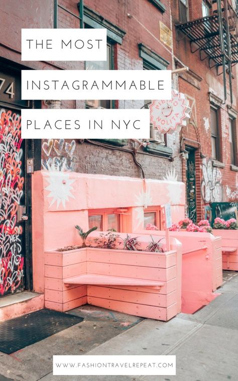 The best Instagram spots in NYC (New York City) for photography. All of the most Instagrammable places in NYC (New York City). Where to take Instagram photos in NYC. New York City photography locations #instagramspotsnyc #bestinstagramspotsnyc #wheretotakeinstagrampicsnyc #nycphotolocations #nycphotospots #instagrammablenyc #instagrammableny #instagrammablenewyorkcity Take Instagram Photos, Photos In Nyc, Places In Nyc, New York City Photography, Nyc Travel Guide, Photo New York, New York City Vacation, Voyage New York, Most Instagrammable Places