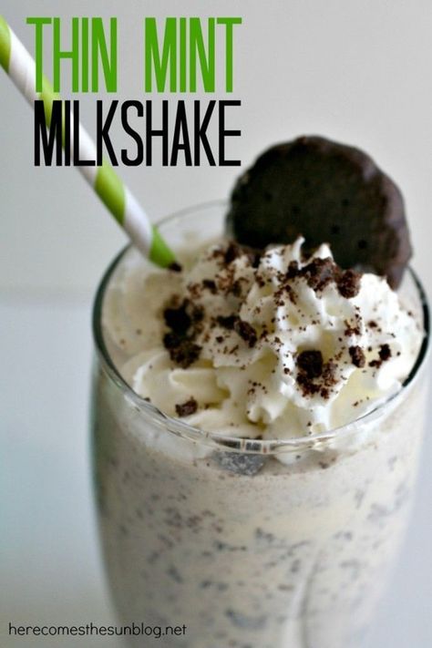 Mint Milkshake, Monin Syrup, Enjoy Girl, Oreo Milkshake, Ghirardelli Chocolate, Mint Cookies, Milkshake Recipes, Milk Shakes, Oreo Cookie