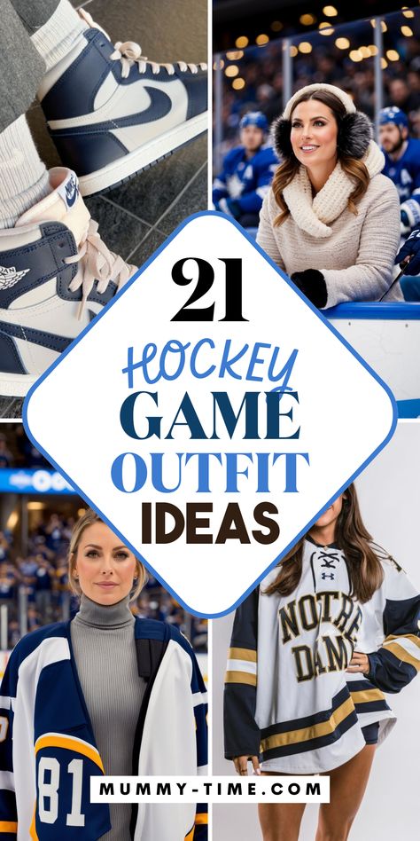 Game day just got a whole lot more stylish! 🏒✨ Discover cute hockey game outfit ideas that keep you warm while showing off your team spirit. Whether you’re going for casual or sporty, these looks have you covered! Save this pin for future inspiration! 📌💅 Winter Hockey Game Outfit, Lacrosse Game Outfit, Outdoor Hockey Game Outfit, Blackhawks Outfit Woman, Hockey Couple Goals Boyfriends, Hockey Date Outfit, Hockey Game Outfits For Women Winter, Hockey Outfits For Women, Sport Game Outfit