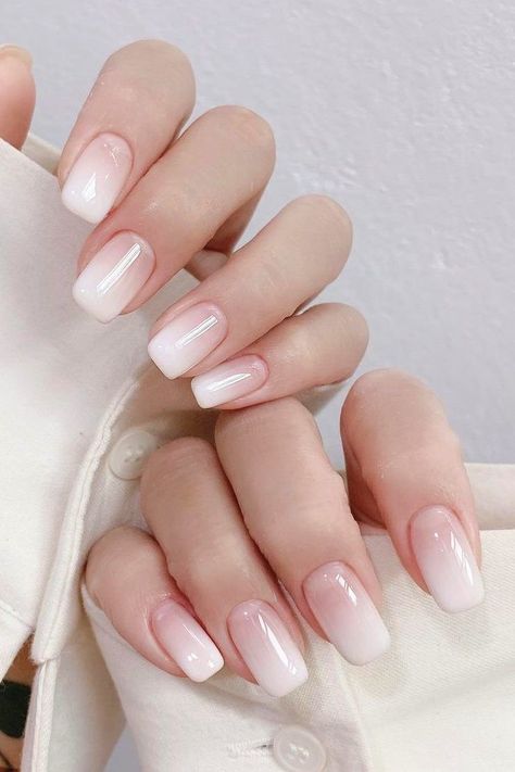 Ambre Nails, Ombre Nail Colors, Ombre French Nails, Orange Ombre Nails, Ombre Gel Nails, Ombre Manicure, Squoval Nails, Pink Ombre Nails, Ombre Nail