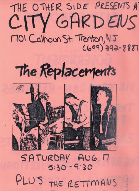 The Replacements The Used Poster Band, Neighborhood Poster Band, The Frights Band Poster, Capital Cities Band, Pacific Avenue Band Poster, Concert Flyers, The Replacements, Concert Flyer, Band Poster