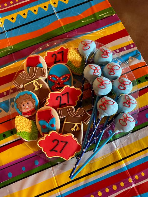 Nacho Libre Cookies, Nacho Libre Birthday Cake, Nacho Libre Birthday Party, Nacho Libre Party, Nacho Party, 30th Birthday Party Themes, 69th Birthday, Baby First Birthday Themes, Nacho Libre