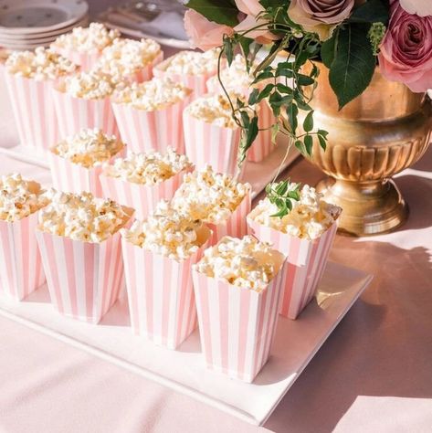 Striped Popcorn Cups for Party Wedding Favor Snacking Bridal Shower Baby Shower Birthday Party Movie Night Mini Popcorn Boxes Favor Bags - Etsy Glam Pajama Party, Wedding Favor Snacks, Ideas Aniversario, Graduation Party Foods, Idee Babyshower, Galentines Party, 18th Birthday Party, Gal Meets Glam, Spa Party