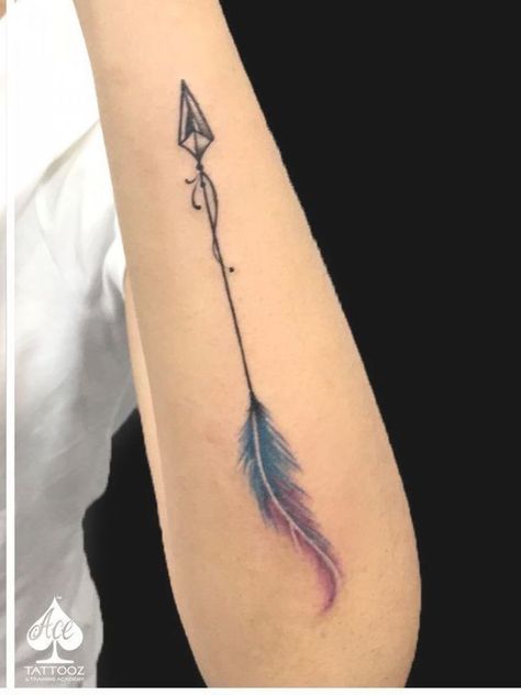 Feather Spine Tattoos For Women, Feather Arrow Tattoo For Women, Arrow Tattoos For Women Forearm, Thyroid Tattoo, Arrow Tat, Feather Arrow Tattoo, Arrows Tattoo, Arrow Forearm Tattoo, Arrow Tattoos For Women