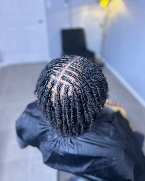 Starter Locs & Barrel Style 😍 Short Loc Styles, Starter Locs, Loc Styles, Locs, Barrel, Short Hair Styles, Hair