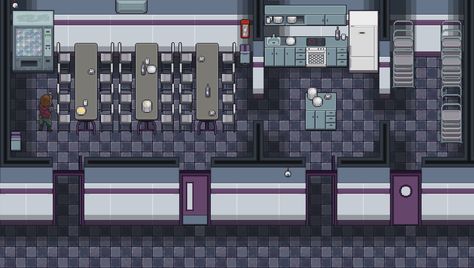 Hospital Pixel Art, Pixel Background, Indie Game Art, City Hospital, Art Top, Pixel Art Games, 8 Bits, Rpg Maker, Pixel Art Design