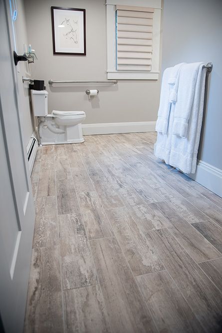 Wood Tile Planks, Wood Look Tile Bathroom, Porcelain Wood Tile Bathroom, Porcelain Wood Tile Floor, Bathroom Tile Design Ideas, Wood Tile Bathroom Floor, Plank Tile Flooring, Wood Grain Tile, Wood Look Tile Floor