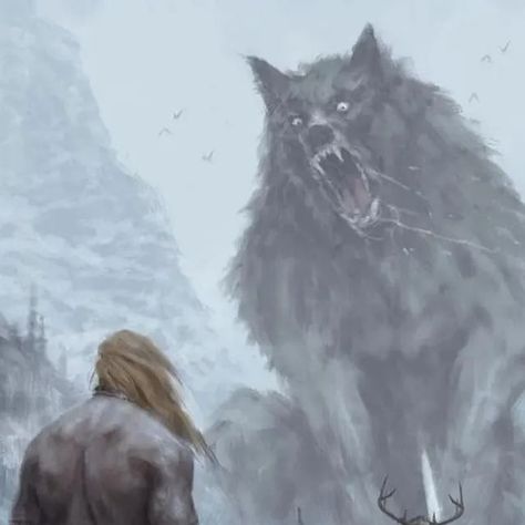 Fenris Wolf Marvel, Lonely Island, Him And I, The Prophecy, The Mighty, The Beast, Mythical Creatures, Wolves, Thick Hair Styles