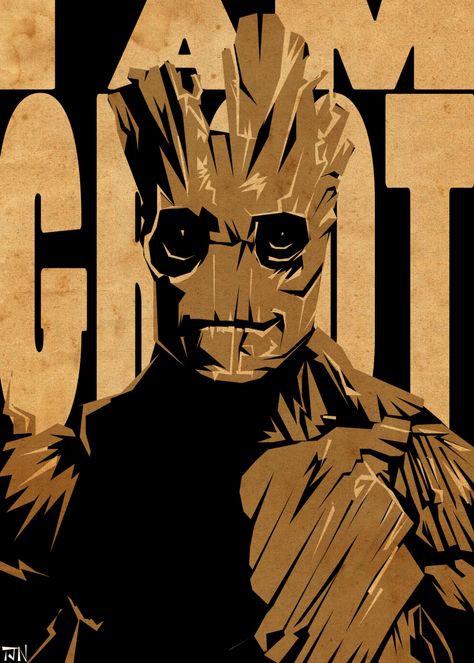 Groot Guardians Of The Galaxy, Hellboy Movie, Geek Movies, Groot Guardians, Groot Marvel, Guardians Of The Galaxy Vol 2, I Am Groot, Comic Characters, Styles Ideas