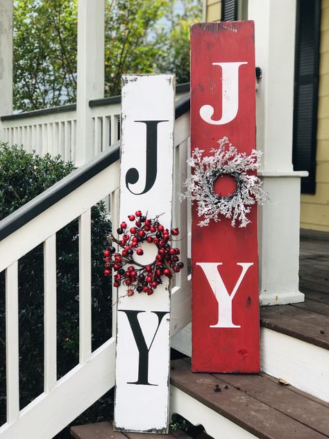 4ft signs Christmas Boards Signs Easy Diy, Christmas Porch Wood Signs, Christmas Porch Signs Diy, Wooden Christmas Porch Signs, Front Porch Signs Wooden Diy Christmas, Front Porch Christmas Signs Wooden, Christmas Wooden Signs Front Porches Door Hangers, Welcome Sign Front Door Christmas, Christmas Door Signs Front Porches