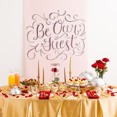 50 Beautiful Bridal Shower Themes   Ideas | Brit + Co Bridal Shower Themes Ideas, Wedding Shower Ideas, Belle Birthday Party, Bridal Shower Themes, Beauty And The Beast Wedding, Beauty And Beast Wedding, Beauty And The Beast Theme, Belle Birthday, Disney Bridal Showers