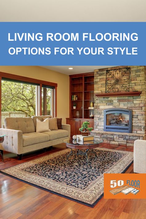 Pick the best living room flooring for your decorating style and lifestyle! From the best types of flooring to the top tips when choosing your living room floor, this guide has it all! Real Hardwood Floors, Best Living Room, Living Room Tiles, Living Room Floor, Best Flooring, Decorating Style, Flooring Materials, Dream Living, Living Room Flooring