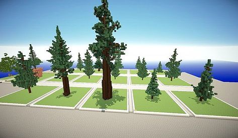 Keno's Tree Repository 1 (30Trees) Minecraft Project Minecraft Castle Blueprints, Minecraft Tree, Minecraft Kingdom, Minecraft Building Guide, Minecraft Garden, Cool Things To Build, Minecraft City Buildings, Minecraft Structures, All Minecraft