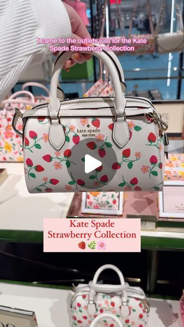 Alexa Nicole on Instagram: "Kate Spade Strawberry Collection at the outlets 🍓🌿🌸   #katespade #katespadenewyork #strawberries #purselover #pursecollection #outletshopping" Kate Spade Strawberry, Purse Jewelry, Kate Spade New York, Strawberries, Kate Spade, Purse, Wallet, On Instagram, Quick Saves