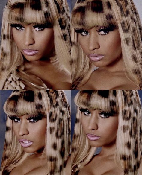 Nicki Minaj Leopard Print, Nicki Minaj Cheetah Print, Niki Minaj 90s, Pink Blueberry, Nicki Lewinsky, Nicki Minaj Poster, Harajuku Barbie, Nicki Minaj Pictures, Leopard Hair