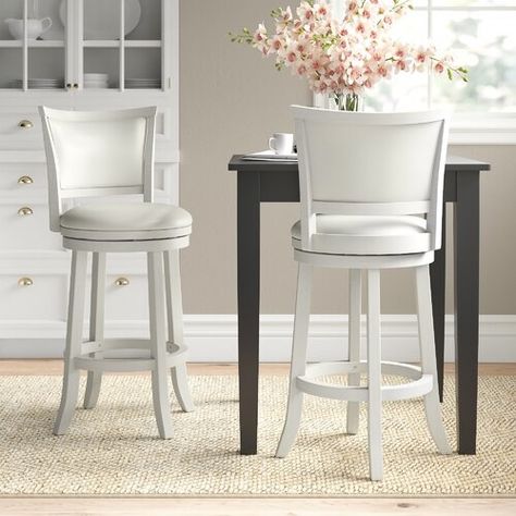 Three Posts™ Adelene Swivel Bar and Counter Stool | Wayfair