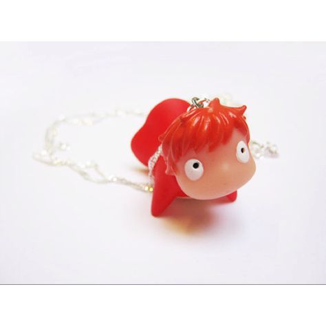 Ponyo! Ponyo Ceramics, Ponyo Room Decor, Kawaii Studio Ghibli, Ponyo Fish Form, Ponyo Studio Ghibli Merch, Ghibli Birthday, Studio Ghibli Ponyo, Ponyo Clay Charm, Ghibli Ponyo