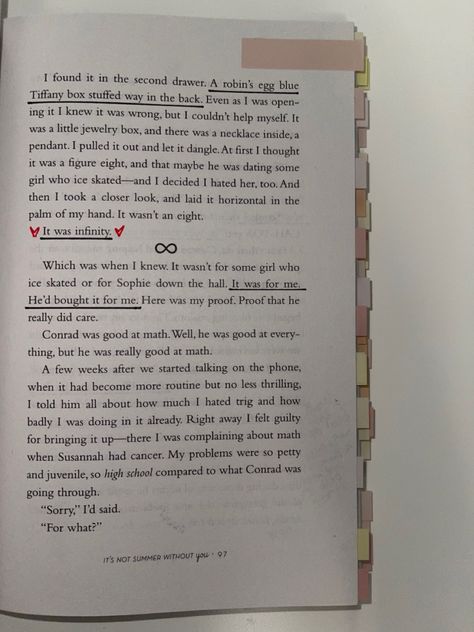 The Summer I Turned Pretty Book Pages, Tsitp Annotations, Tsitp Quotes, Annotations Ideas, Tsitp Book, Summer I Turned Pretty Book, Annotation Tips, Books Annotation, Annotation Ideas