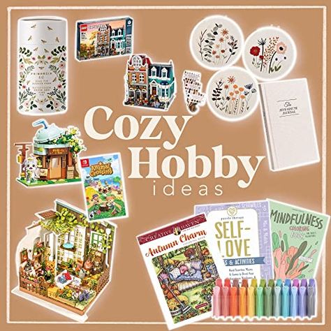 Cozy Hobbies Aesthetic, Dopamine Activities, Cozy Switch Games, Gamergirl Aesthetic, Amazon Lists, Hobbies Aesthetic, Cozy Hobbies, Cozy Gamer, Amazon List