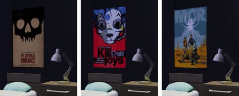 emo sims 4 shit — tasteslikehummus: Created for: The Sims 4.  9... My Chemical Romance Poster, Ghost Romance, Short Dark Hair, Different Hair Colors, Taste The Rainbow, Cherry Bomb, Text Quotes, My Chemical, Sims 4 Cc