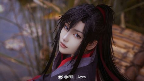 Wei Wuxian Cosplay Makeup, Mdzs Cosplay, Wei Wuxian Cosplay, Hot Anime Cosplay, Couples Cosplay, Anime For Life, Mo Dao Zu Shi, Kawaii Cosplay, Cosplay Makeup