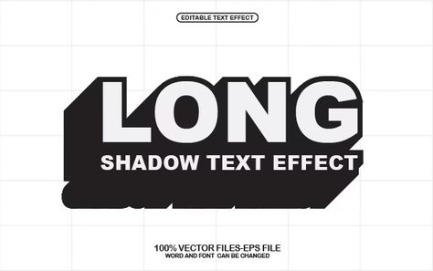 Long Shadow Text Effect, Add-ons | GraphicRiver Visual Hierarchy, 3d Text, Long Shadow, Text Logo, Layer Style, Text Design, Text Effects, Design Projects