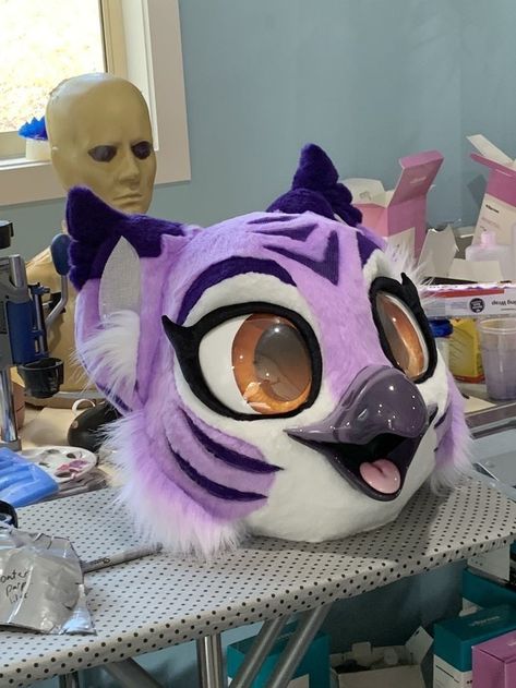 How To Make Kemono Fursuit Head, Fursuit Making, Fursuit Ideas, Fursuit Tutorial, Fur Suits, Fursuit Head, Cat Mask, Bird Species, Drawing Reference Poses