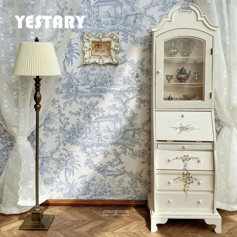 YESTARY BJD 1/6 Dollhouse French Cabinet DIY Material Kit Wooden Furniture For Blythe Qbaby 1/8 Dolls House Miniature Items Toys - AliExpress French Cabinet, Model Furniture, Cabinet Diy, Miniature Items, Chicken Figurines, Cabinet Glass, Doll House Plans, Dining Room Accessories, Wooden Cat